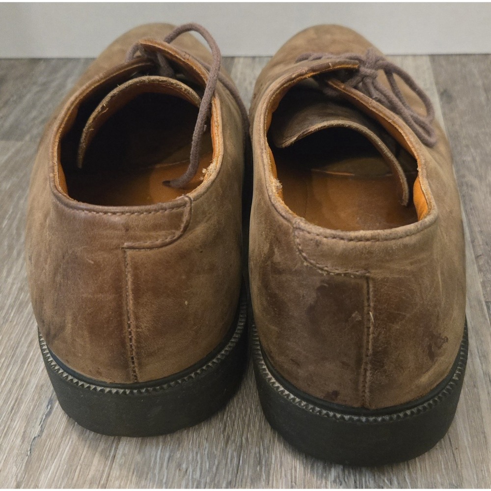 Timberland Shoes Mens Size 11.5 Brown Leather Lace Up Casual Derby Shoe - Picture 5 of 10